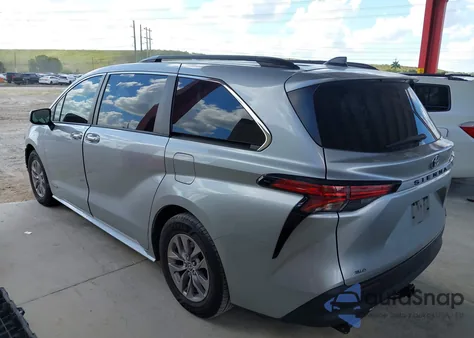 2021 Toyota Sienna Xle из США, поврежденный, VIN 5TDYSKFC5MS007913